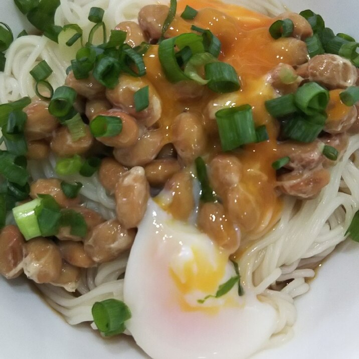 納豆ねばねば☆ぶっかけそうめん